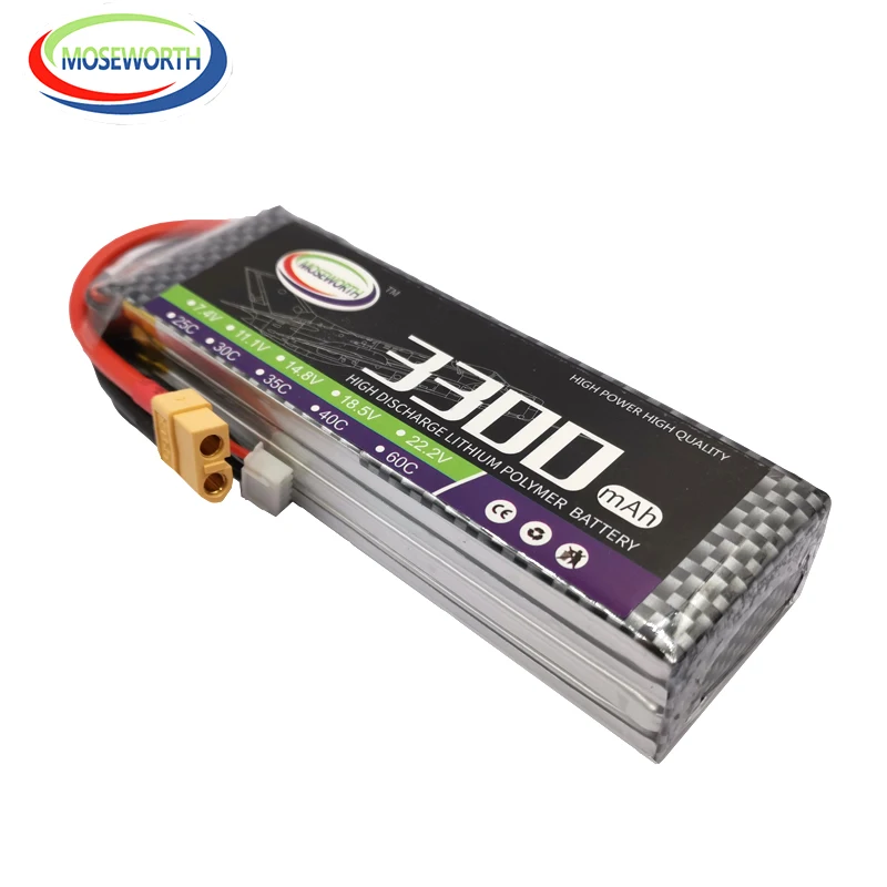 

4S RC LiPo Battery 14.8V 3300mAh 30C/40C/60C For RC Helicopter Car Boat Quadcopter Drone Li-Polymer Batteries RC Toys LiPo