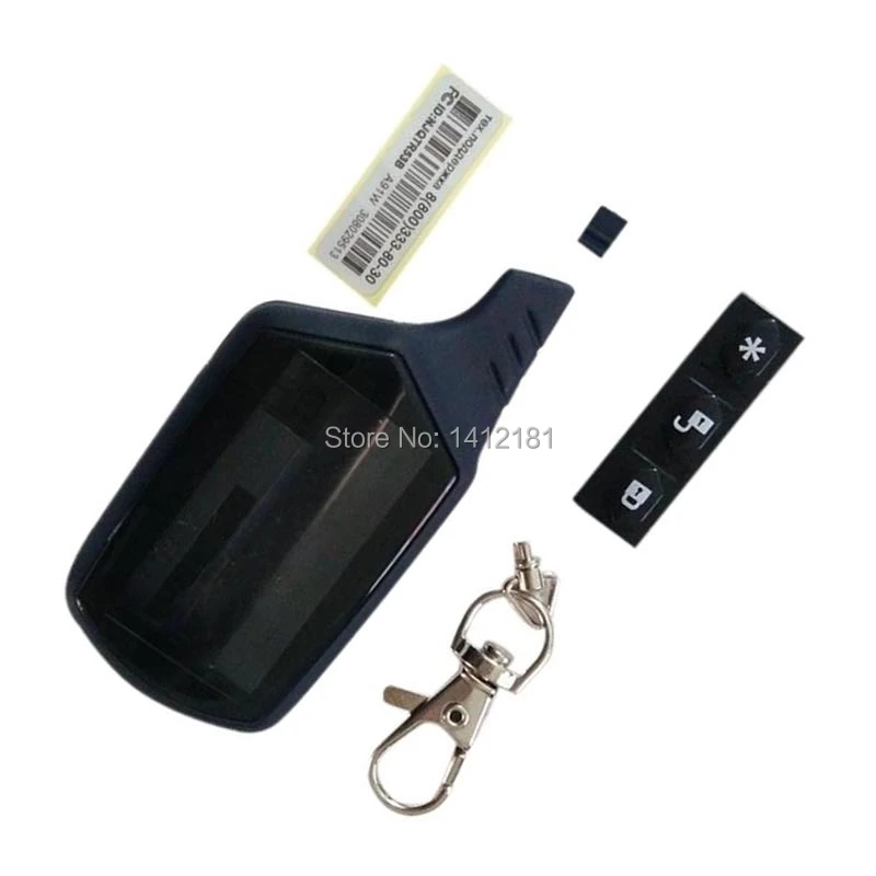 18 PCS/lot A91 Key Shell Keychain Case For Russian Version Starline A91 lcd Remote Control Two Way Car Alarm System Starline A61