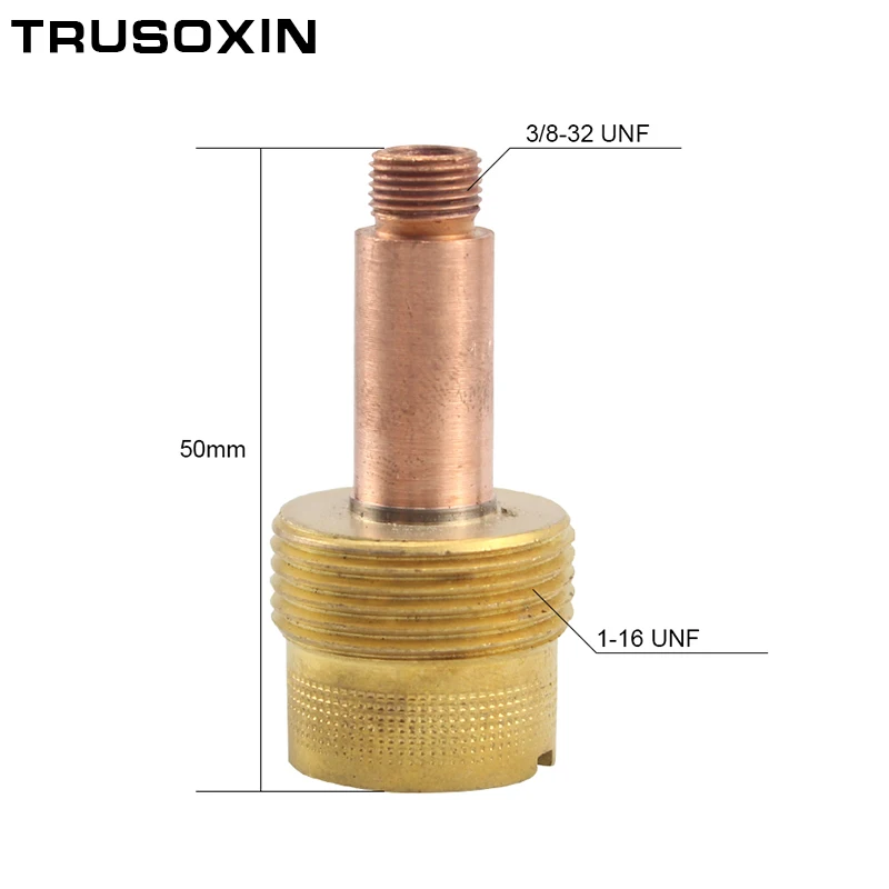 Welding Machine Accessories TIG Welding Torch Consumables 2.4mm Large Long Net Gas Lens Fit WP 17 18 26 Series Welding Torch