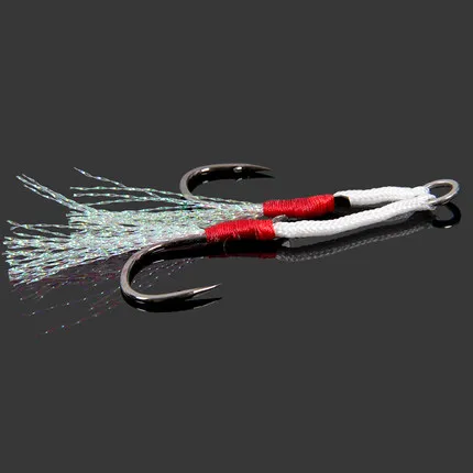 

Trulinoya 3pcs/lot Fish Hooks High Carbon Steel Fishhooks Jig Hook professional Barbed Hook Ocean Boat Fishing tackle
