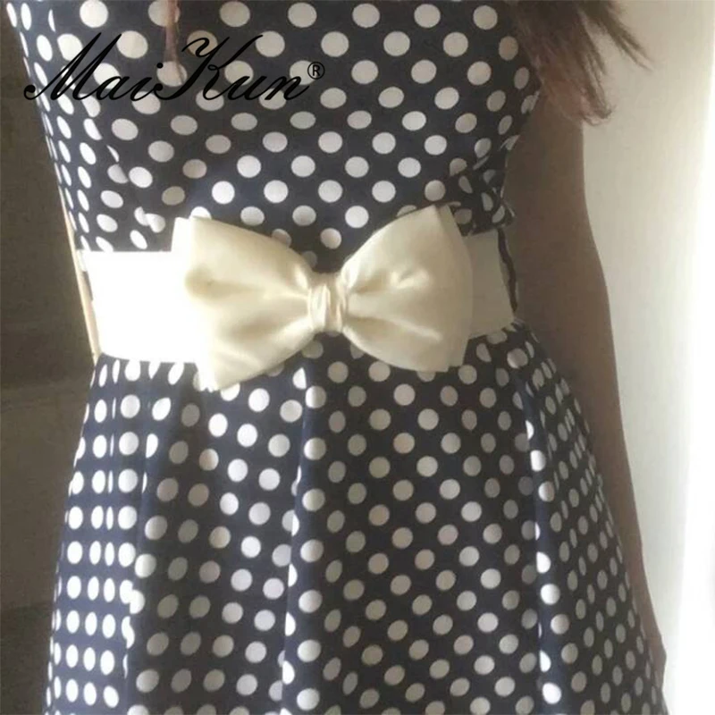Maikun elastyczne suknie ślubne Bowknot pasy dla kobiet pasy Designer kobiety wysokiej jakości akcesoria ślubne Party Dress pasy