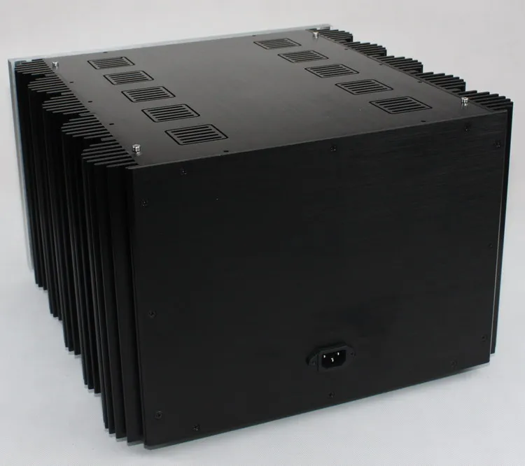 

NEW big heatsink ful Aluminum enclosure Preamp chassis Power amplifier DIY case/box size 425*407*260mm WA80