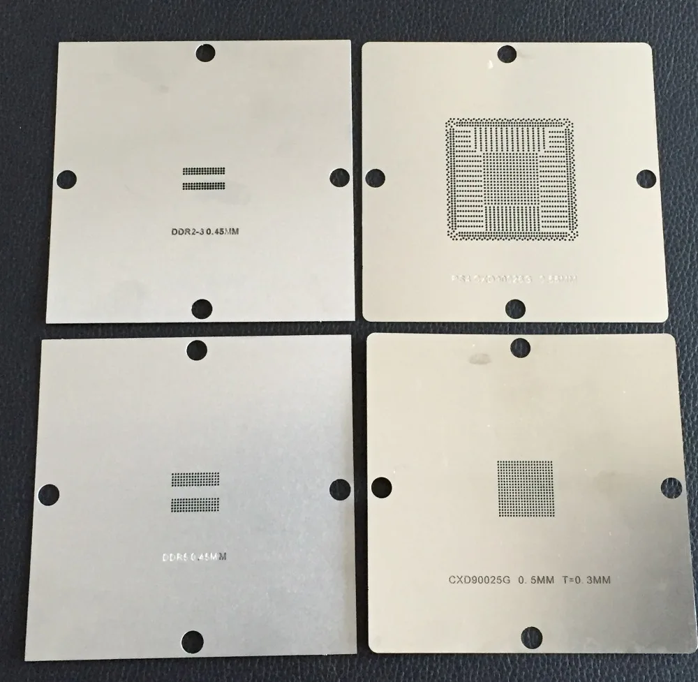 จัดส่งฟรี 80*80 มม.PS4 stencil cxd90025g Cxd90026g K4g41325fc GDDR5 RAM K4b2g1646e DDR3 GPS-SDRAM + HT-80h reballing Station