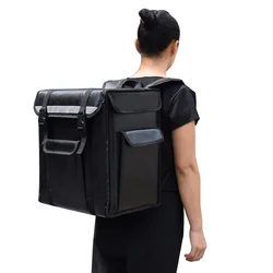 Professional 21L takeaway backpack type insulation delivery package takeaway pizza bag food refrigerated box waterproof suitcase