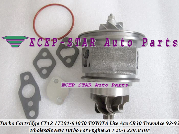 Free Ship Turbo CHRA Cartridge CT12 17201-64050 1720164050 17201-64040 For TOYOTA Lite Ace CR30 TownAce Camry CV10 2CT 2C-T 2.0L