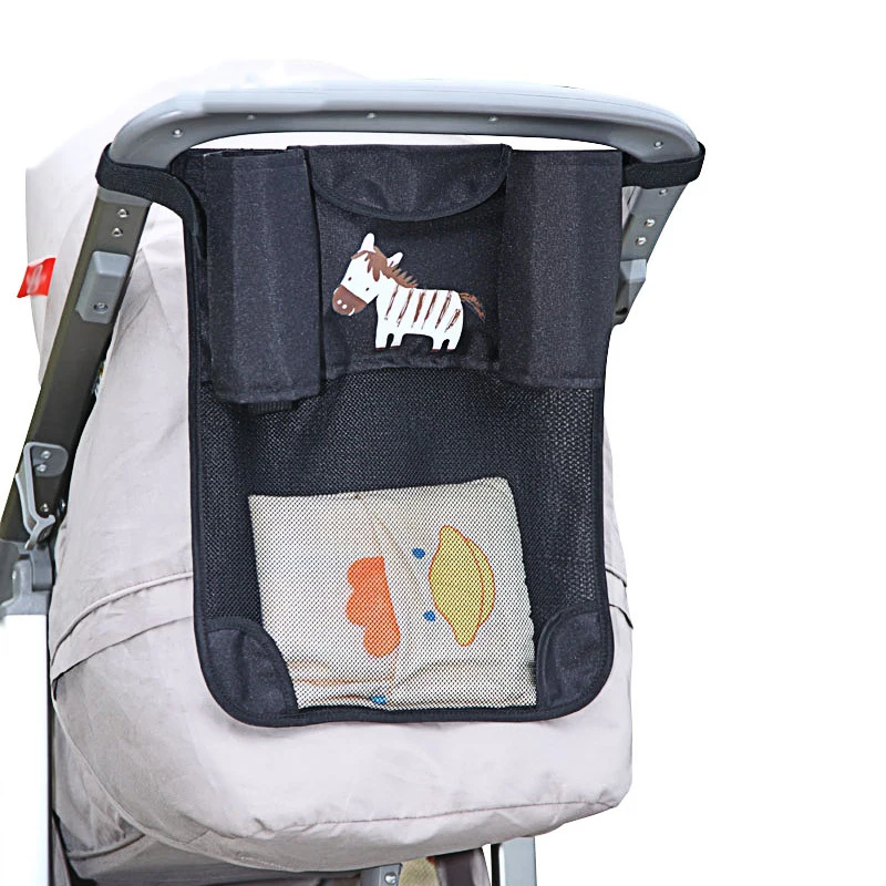 

Multifunction Crib/Stroller Organizer Bag for Baby Carriage/Prams Accessories Cartoon Baby Stroller Mother Bag 33*40 cm