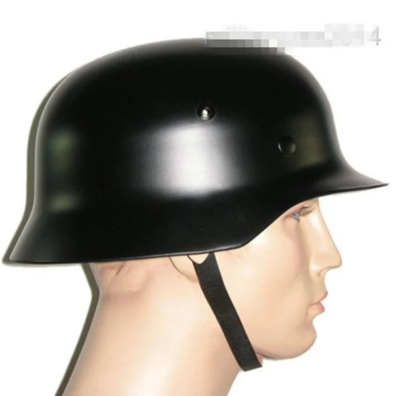 WW2 German  Elite WH Army M35 M1935 Steel Helmet Stahlhelm Retro Awesome BLACK