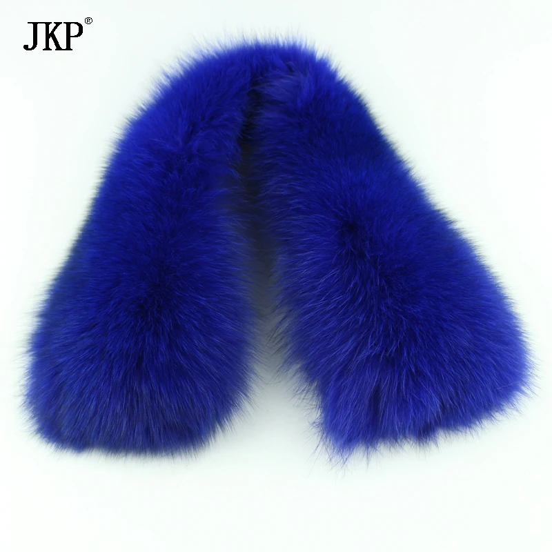 

Winter Natural Real Fox Fur Collar Genuine Fur Collar Natural Fur Scarf Muffler Luxury Women's Overcoat Collar Wraps Shawl