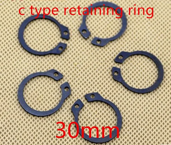 50pcs/lot m30 30mm  C type snap ring ,C type retaining clip ring washer alloy steel