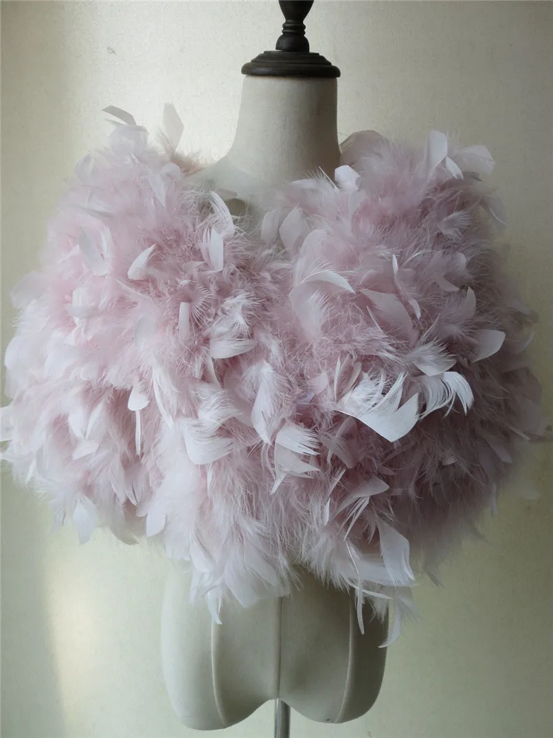 women fur shawl real ostrich fur wrap female burgundy pink wedding dinner scarf evening bridesmaid shawl feather stole furryS63