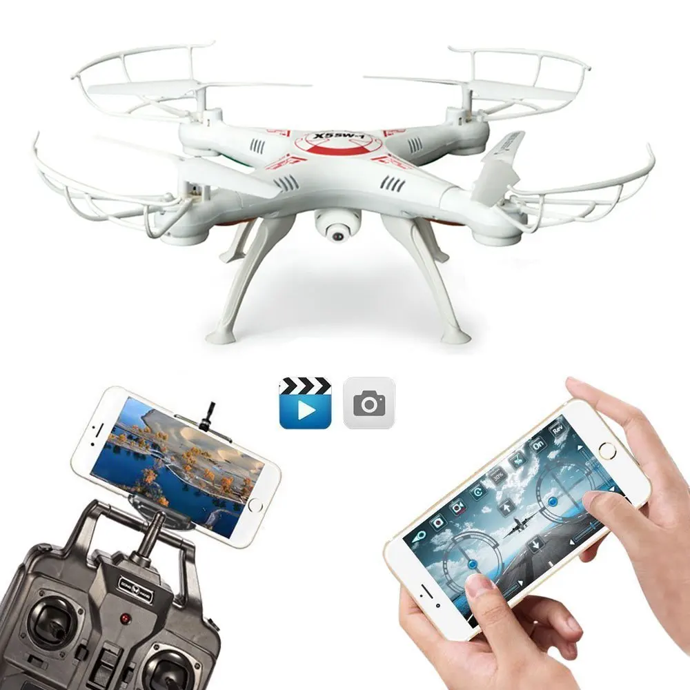 

XKY XX5SW-1 2.4G 4 Channel 6-Axis Gyro Headless Mode RC Quadcopter Drone UAV w/ 2MP HD Wifi FPV Camera RTF