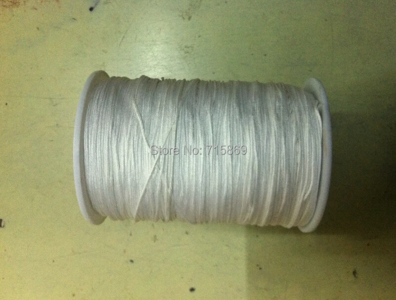 

White1.0mm 280M/380yards/lot Chinese Knot String Nylon Cord Rope for Make Bracelet jewelry