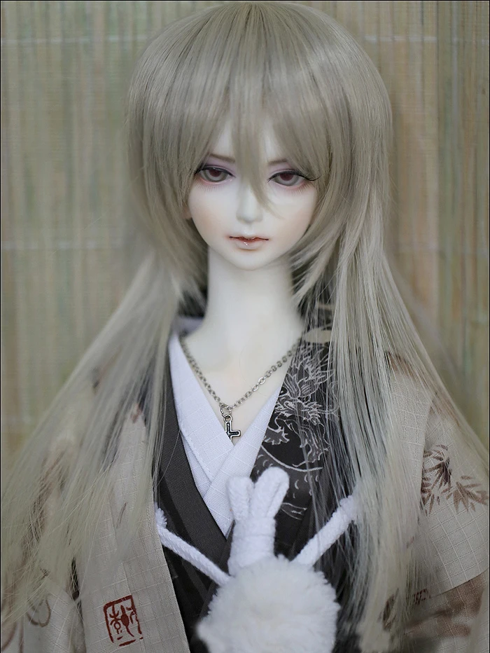 

D01-P112 children handmade toy 1/3 1/4 Doll Accessories BJD/SD doll wig HT-anti-warp long hair 1pcs