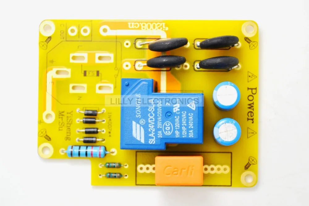 30A 220 v soft-start beschermende anti-collision board voor HIFI Stereo Versterker