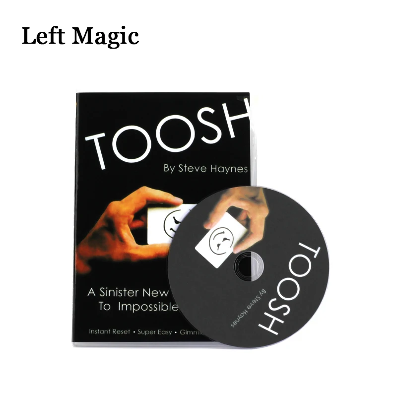 Toosh By Steve H-Card  (Gimmicks+DVD)  Magic Tricks Props Stage Street Comedy Mentalism Magic Close Up Magic Accessories