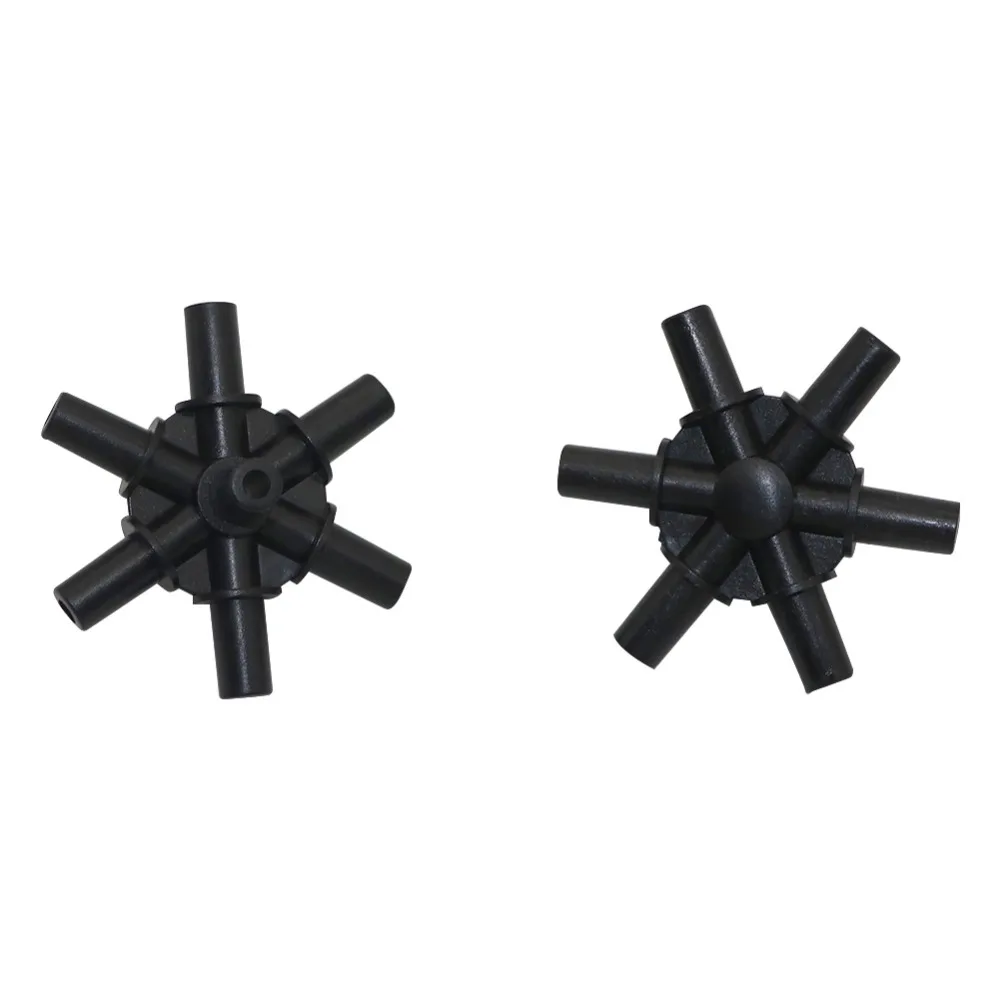 

20 Pcs 6mm Interfaces 6-way 7-way Garden Water Connectors Multiple Joint Hose Splitters Garden Irrigation Accessories