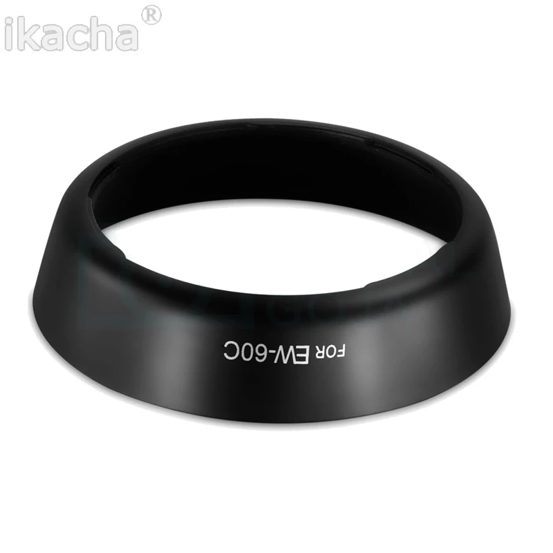 DSLR Camera Lens Hood Bayonet EW-60C EW60C for Canon EF-S 18-55mm f/3.5-5.6 IS II 58mm Lens