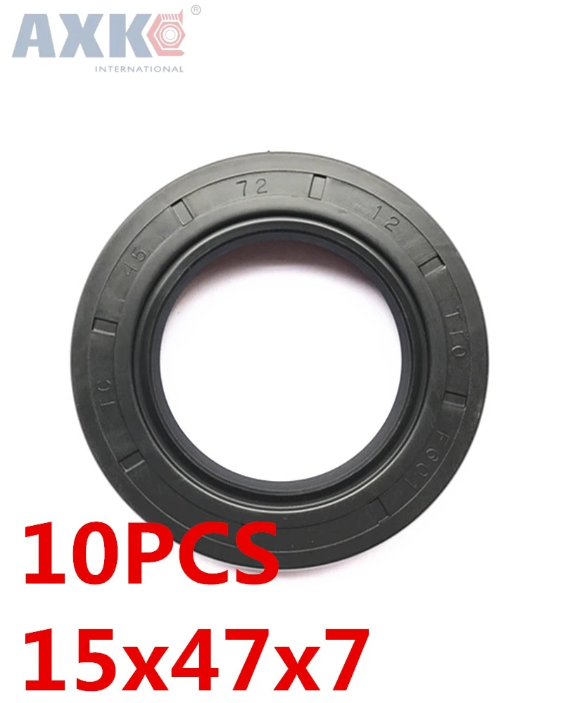 

AXK 10pcs TC15x47x7 Skeleton Oil Seal 15*47*7 Seals high-quality Seals Radial shaft seals