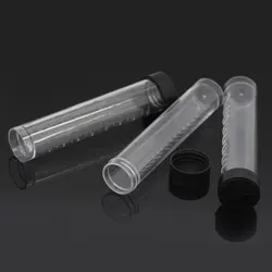 50Pcs Transparent Plastic Storage Boxes Beads Jewelry Display Container Carrying Case 10.6x2.4cm