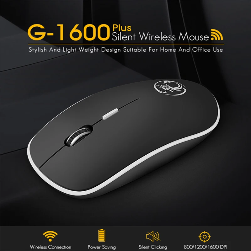 

iMice Wireless Mouse Ultra quiet Mice 2.4G Ergonomic Mouse Noiseless Button With USB Receiver mini portable mouse For PC Laptop