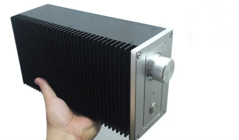 일방적 방열판 알루미늄 케이스 DIY 인클로저 수직 섀시 증폭기 상자