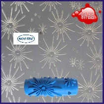 

5'' Liquid wallpaper flower mould FREE SHIPPING 125mm cylinder flower mould wallpaper flower mould rubber drum insolubility