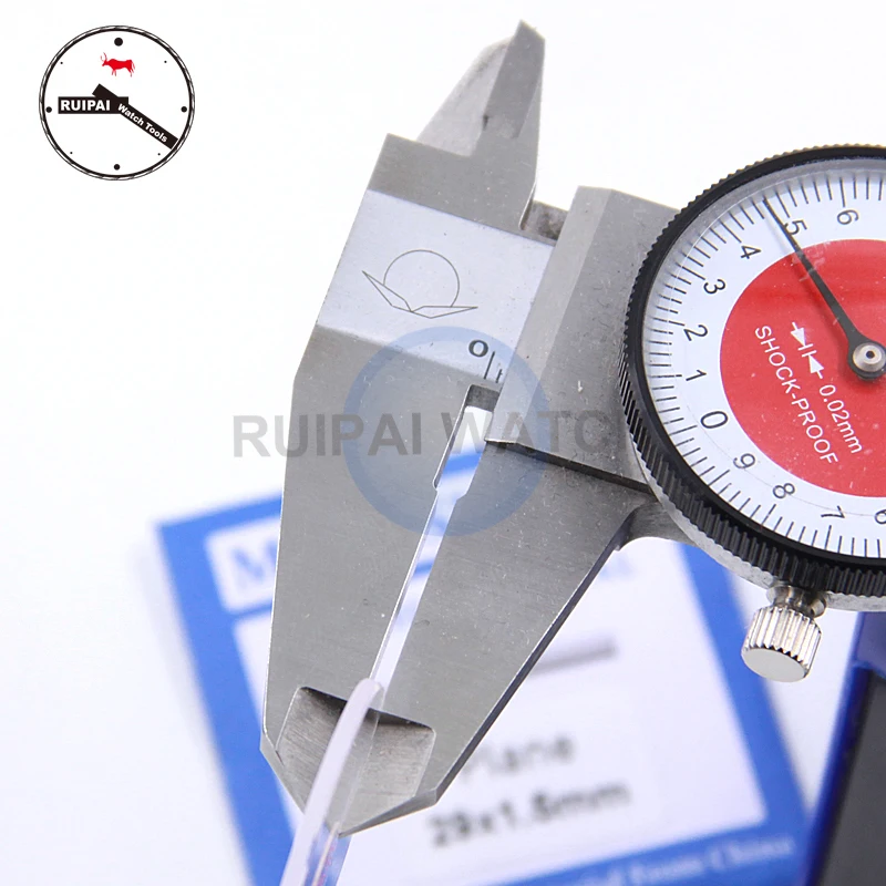 Big Diameter 38mm - 40.5mm Round Flat 1.5mm thickness Sapphire Watch Glass Parts Man Women Waterproof Watch Glass Replacement