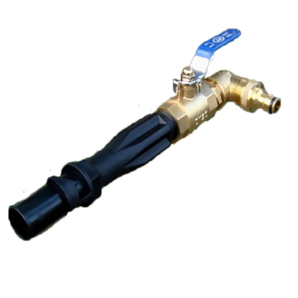 90 degree lawn horticultural nozzle adjustable nozzle cooling and humidifying nozzle with ball valve switch