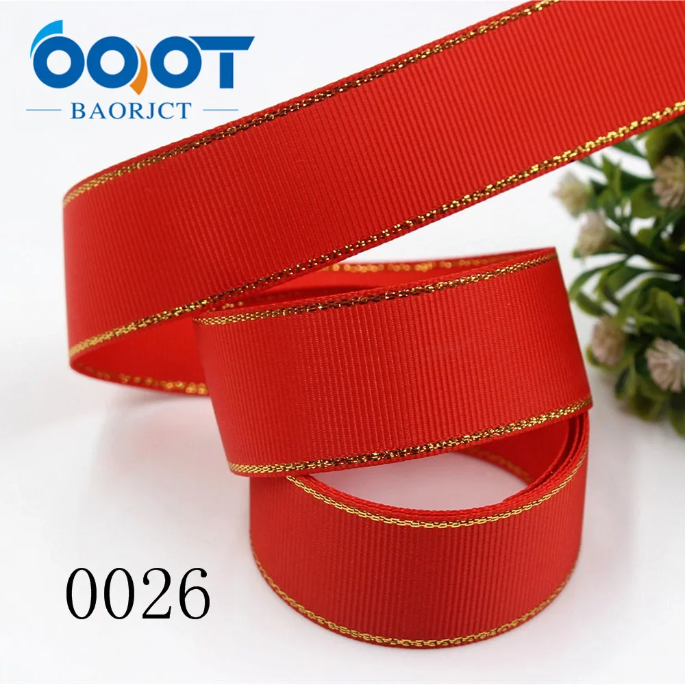 OOOT BAORJCT 1712262 25 mm 10 yards Phnom Penh double-sided ribbon Thermal transfer Printed grosgrain Wedding Accessories DIY