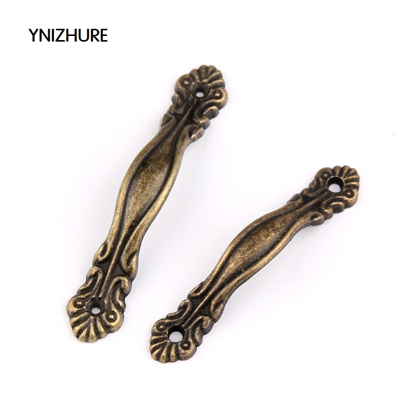 20pcs Direct Selling Limited Puxadores Puxador Knob Wine Wooden Handle Kitchen Handles Palette Pull Hand In Antique Alloy Drawer