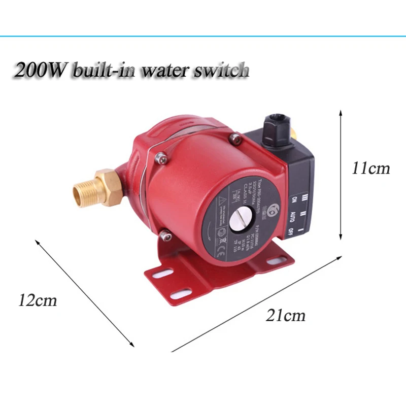 Mini Water Pressure Booster Pump, Household Shower, Automático, Pequeno