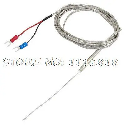 

K Type 105mm x 1mm Temperature Controller Thermocouple Probe 2M