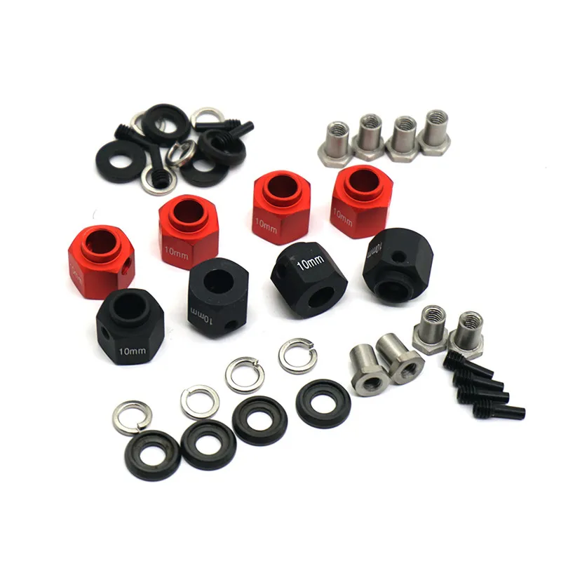 Axspeed-adaptador de metálico hexagonal, eixo de montagem com agulha para parafuso de aço inoxidável com 6mm 8mm 9mm 10mm 11mm 12mm