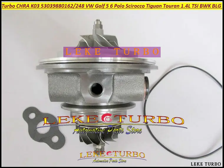 Turbo Cartridge CHRA 53039880248 53039880162 53039880142 53039880150 53039880099 53039700150 53039700099 BMY CAVC 1.4L TSI 170HP