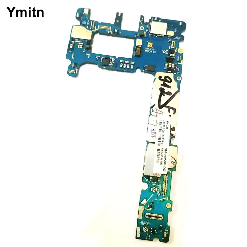 Ymitn Unlocked Work Well With Chips Firmware Mainboard For Samsung Galaxy Note 8 Note8 N950 N950F N950FD Motherboard Logic Board