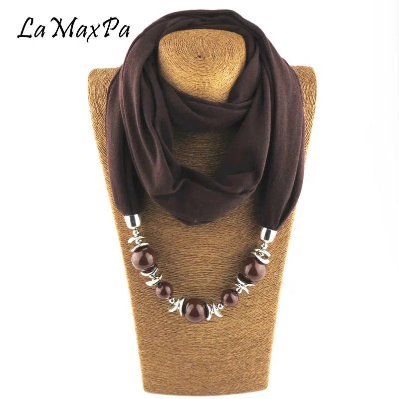 Newest Fashion Elegant Jewelry Scarves For Women Soft Cotton Scarf Lady Spring & Autumn Popular Pendant Scarf Female Echarpe