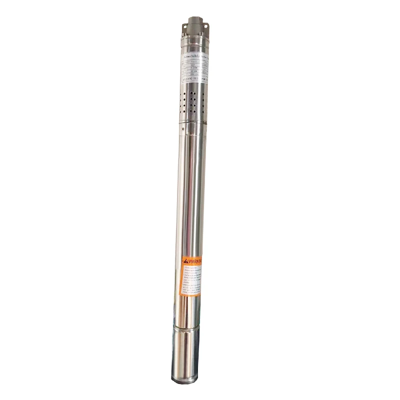 50mm diameter submersible well pump with 304 stainless steel  pump body submersible deep well pump 1000L/h 2 inch water pump