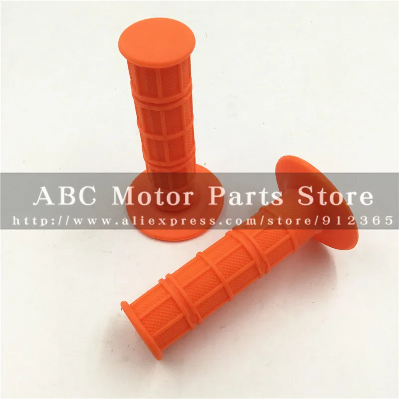 Motorcycle Orange Colour Handle Girps For Motocross Dirt Pit Bike Scooter ATV Quad 22MM/24MM