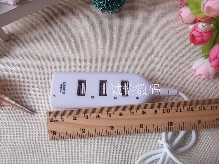 1 шт. высокоскоростной USB 2,0 4 порта сплиттер концентратор адаптер для ПК ноутбука компьютера ноутбука для Windows