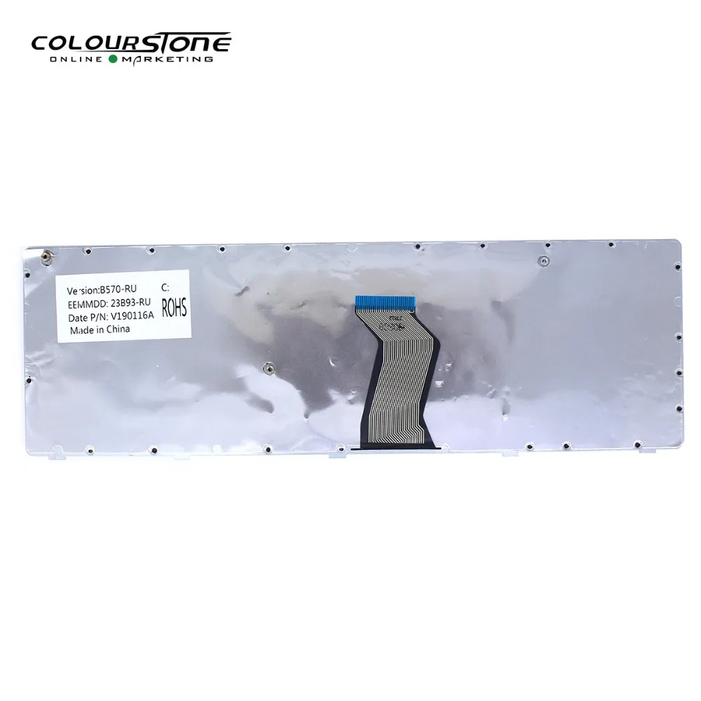 RU لوحة المفاتيح لابتوب لينوفو b590 V570 Z570 Z575 B570A B570G B575 B575A B580 25013347 مع أسود إطار MP-10A33SU-686