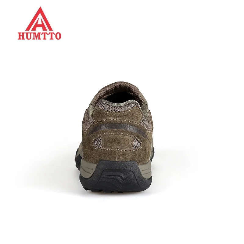 HUMTTO New 2021 Hiking Shoes Man Breathable Trekking Camping Climbing Hunting Boots Men Sport Leather Outdoor Sneakers for Mens