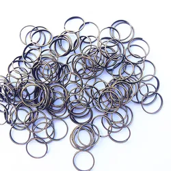 Top Quality 100pcs/lot 11mm Bronze Stainless Steel Round Jump Rings Glass Beads Lighting Accessories & Curtain Metal Connectors