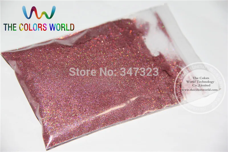 

TCA911 0.05mm 002 Holographic Dark Pink Color Smallest finest Size Glitter Powder for nail,tatto art decoration DIY dust