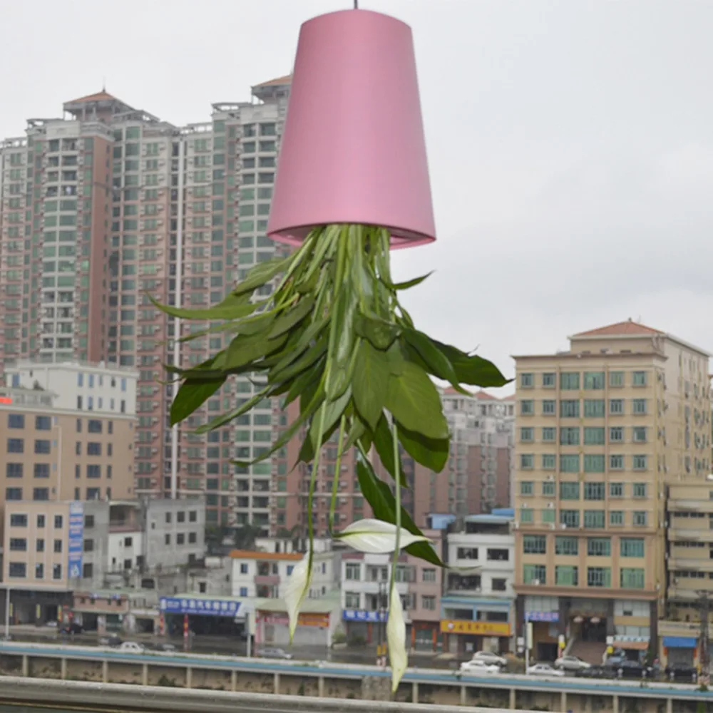 OOTDTY Inverted Sky Garden Hanging Pot Upside Down Planter Flowerpot  Storage Basket 360-Degree Rotation 13x9.5x9.5cm New - AliExpress 15