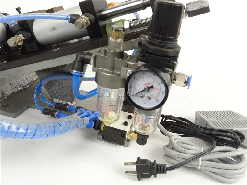 DZ-305 BateRpak Macchina spelafili pneumatica, macchina staccabile in plastica metallica, spelafili elettrico, 110 V/220 V, Max.Dia5mm