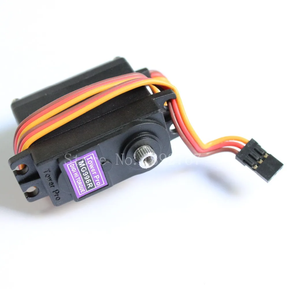 Torre Original Pro MG996R Servo Digital de alto Torque, engranaje de Metal de 55g con rodamiento para Robot teledirigido, coche, helicóptero, avión teledirigido, 2 uds.