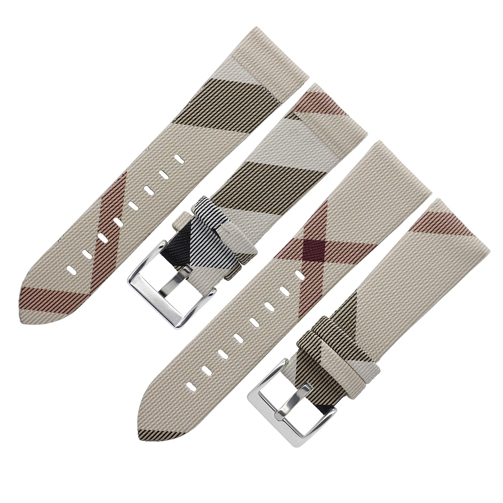 ZLIMSN New Splice Strap Ladies Sports Watch Belt Accessories 22 mm 24 mm Strap Color Camouflage White