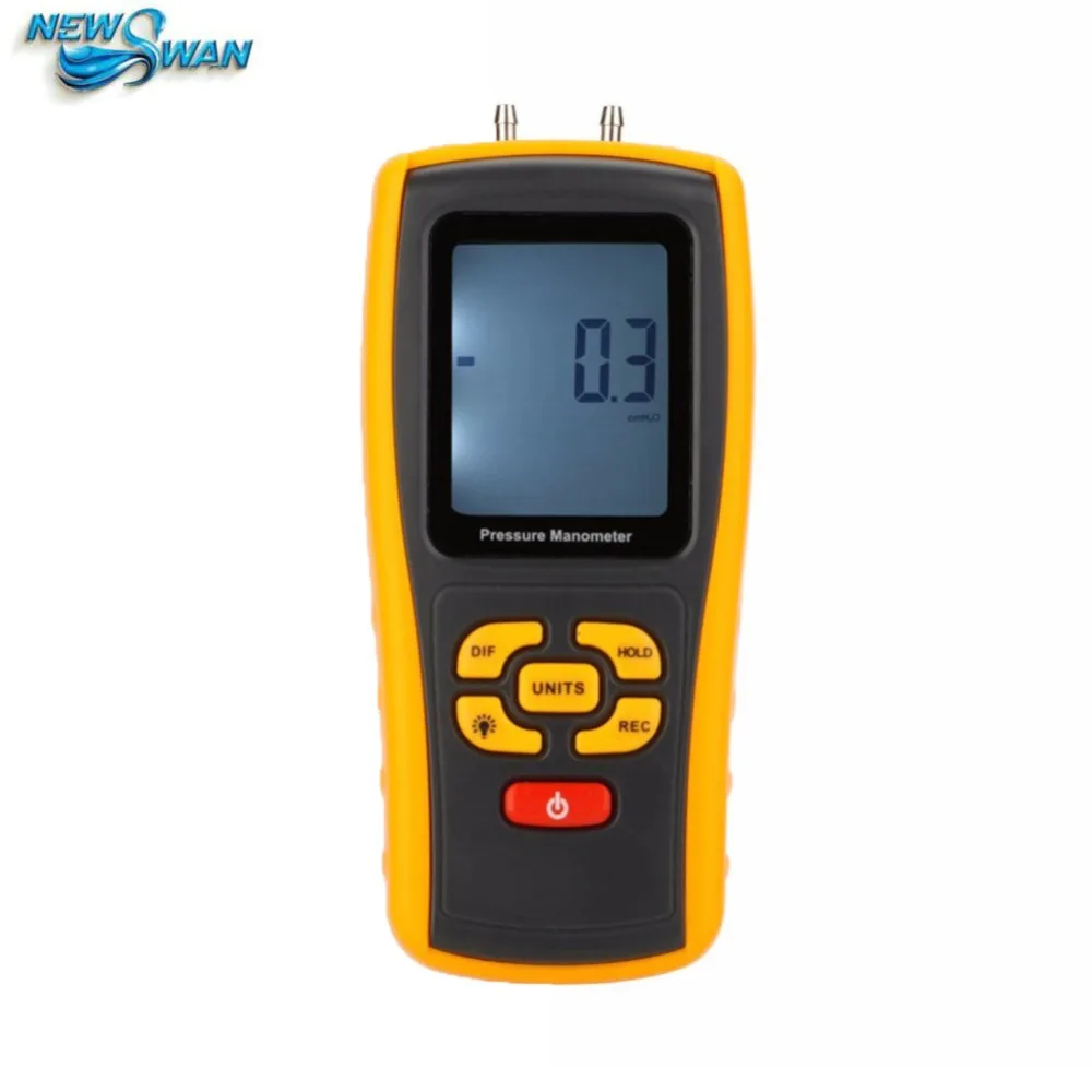 

GM520 Temperature Compensation Digital Pressure Manometer Differential Pressure Manometer Measuring Range 35kPa