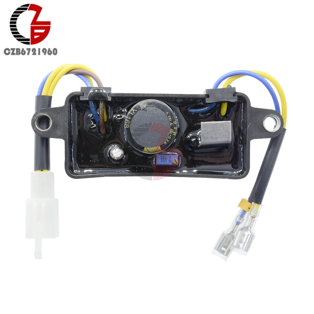 Automatic Voltage Regulator Rectifier Single Phase Generator AVR Spare Parts For 2KW-3KW Chinese Gasoline Generator