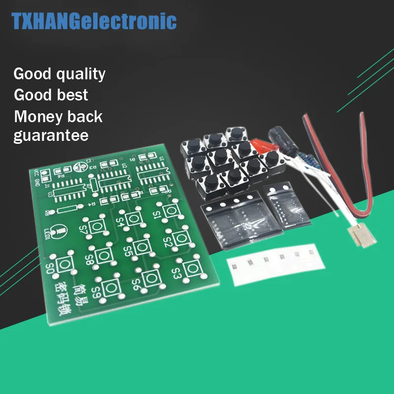 Multi-Functional Simple Electronic Password Lock Circuit Learning DIY Kits